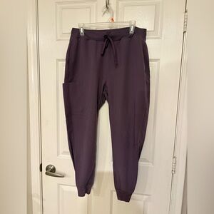 Mandala scrub bottoms; purple;